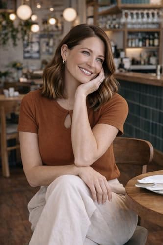 Image of Women's Stylish Ribbed Knit Short Sleeve V-Neck Keyhole Top(1827)