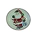 Anka Handcrafts - Christmas Home Decors – Santa with Gifts - Handmade & Handpainted Ceramic Plates with Unique Embossed Surface – w Navy Int. Velvet Case – Christmas for Homes 781