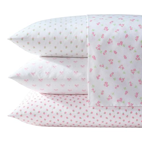 Parure de lit enfant Laura Ashley en microfibre ultra douce, la qualité haut de gamme lit double