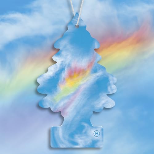 Image of LITTLE TREES Car Air Freshener | Hanging Tree Provides Long Lasting Scent for Auto and Home | 24 Air Fresheners |Fire Rainbow