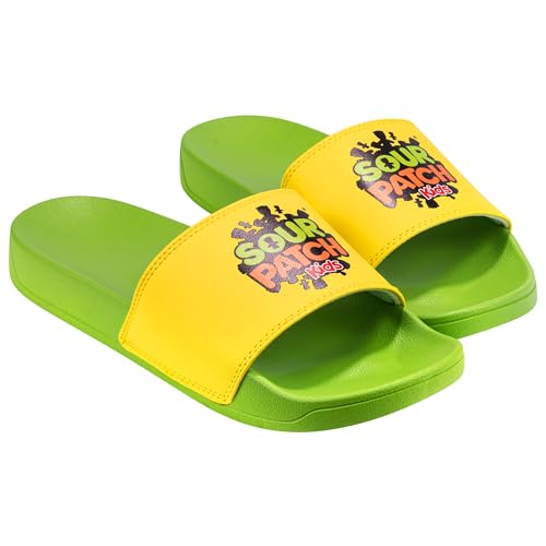 Odd Sox–Sour Patch Kids Slide Slippers–Soft Slip-On Sandals–Unisex Comfort House Slippers-Indoor/Outdoor Footwear2