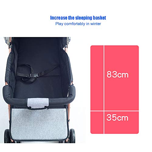 image for MUY Stroller Pushchair, Adjustable Backrest, with One Hand Fold, Buggy