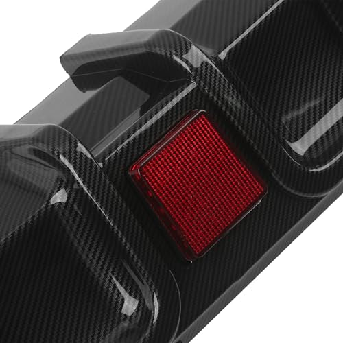 Difusor trasero Infiniti Q60 2017-2022 parachoques labio con LED 2