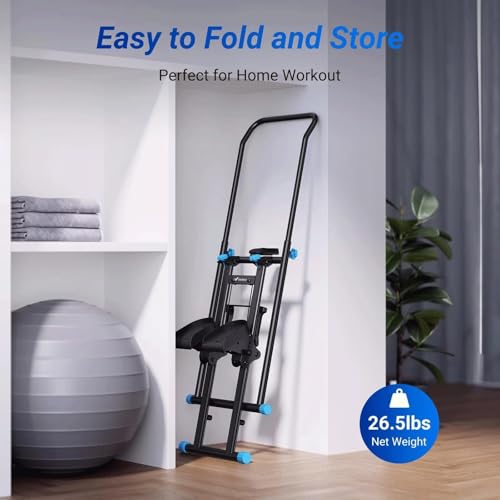 Vertical Climber Stair Stepper Machine, Adjustable Handlebar & Pedals with LED Display, for Full-Body Home Gym Workout - Image 4