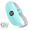 Coussin Chauffant Menstruel, Ceinture Chauffante Ventre Coussin de Massage Chauffant, 3 Niveaux de Température 3 Modes de Massage pour Soulage les Douleurs Abdominales Menstruelles (Bleu Clair)