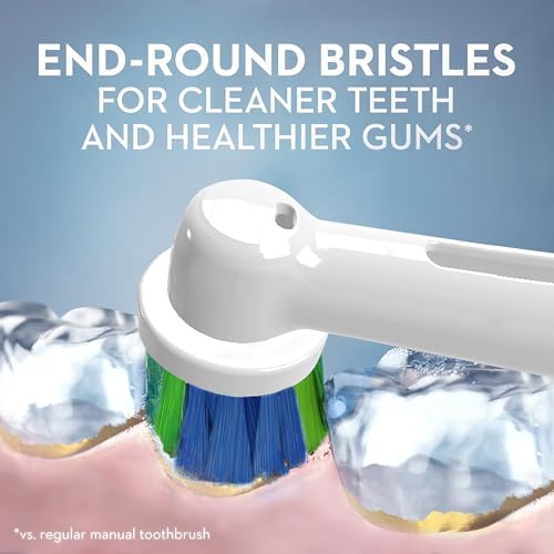 Image of Oral-B Electric Toothbrush Replacement Brush Heads, Precision Clean, White, 1 Count + 2 Daily Clean White