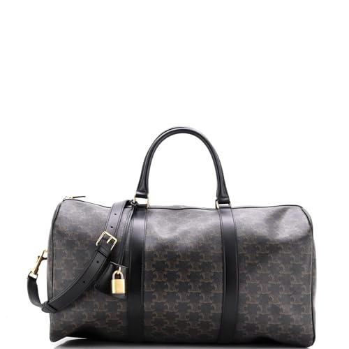 Celine Triomphe Coated Canvas Duffle