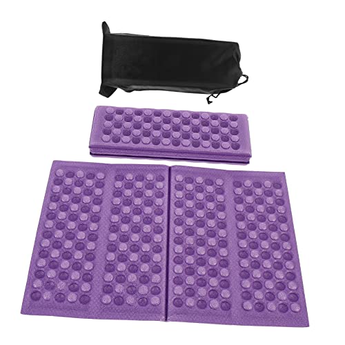 Yardwe Portable Camping Seat Pad 2 Pcs Folding Foam Seat Cushion Non-Slip Surface for Boys and Girls