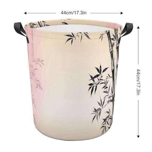 Panier à linge pliable floral imperméable pour chambre et bain