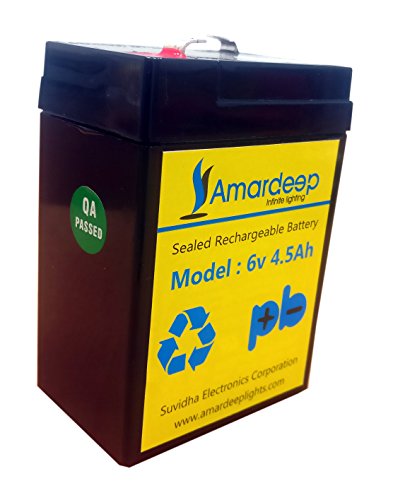 Image of Amardeep and Co 6v 4.5Ah /6v 4.2Ah /6v 4Ah /6v 5Ah Toy Car-Weighing Scale-Emergency Light SMF /VRLA Battery