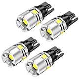 SUPAREE t10 led バルブ ポジションランプ ルームランプ ナンバー灯 爆光 360度全方位照射 6000K 無極性 車検対応 キャンセラー内蔵 耐久性 DC12V 4個入り