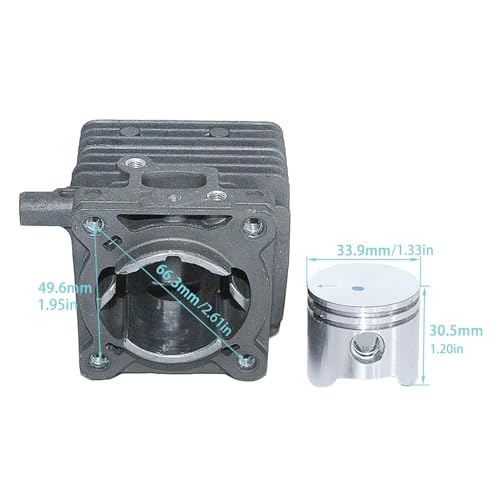 Cylindre piston 34mm FS75 FS85 compression optimale moteur - 3