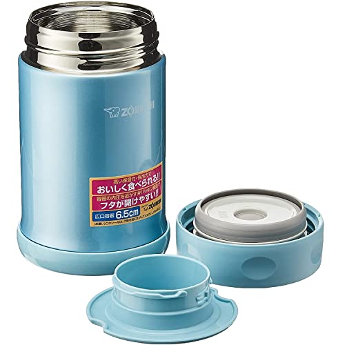 Zojirushi Stainless Steel Food Jar, 17-Ounce, Aqua Blue by Zojirushi - Image 2
