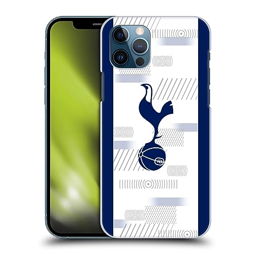 Head Case Designs Officially Licensed Tottenham Hotspur F.C. White 2023/24 Badge Hard Back Case Compatible With Apple iPhone 12 / iPhone 12 Pro