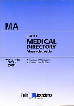 Paperback 2001 Folio Medical Directory Massachusetts Book