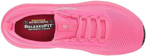Skechers Women's D'Lux Walker SR-Ozema, Relaxed fit Athletic Styling Health Care Professional Shoe, Pink, 9 | Image 4