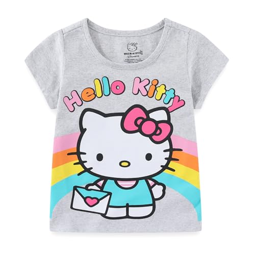 Hello Kitty Sanrio Girls 4 Pack Short Sleeve T-Shirt for Little and Big Kids2