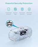 VINTAR Double Plug Adaptor, Multi Plug Extension Socket with 2 USB 1 USB C Ports, 2 Way Plug Adapter UK, 13A UK 3 Pin Wall Multiplug Extender for Bedroom, Office, Kitchen, 1 pack - Image 6