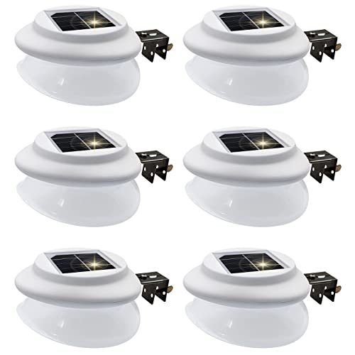 Lampe solaire jardin étanche AVEKI pour éclairage de clôture, mur extérieur et allée 9 LED