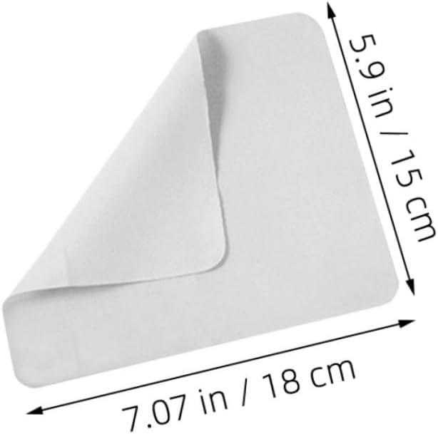 20pcs Suede Eyeglass Cleaning Cloths, Non-Scratch Camera Lens Care image 2