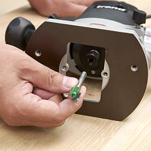 Trend CraftPro Straight Two Flute Router Cutter Bit, 1/4 Inch Shank, 12mm Cut Diameter & 19mm Cut Length, Tungsten Carbide Tipped, C019AX1/4TC, Silver 4 Trend CraftPro Straight Two Flute Router Cutter Bit, 1/4 Inch Shank, 12mm Cut Diameter & 19mm Cut Length, Tungsten Carbide Tipped, C019AX1/4TC, Silver - Image 4