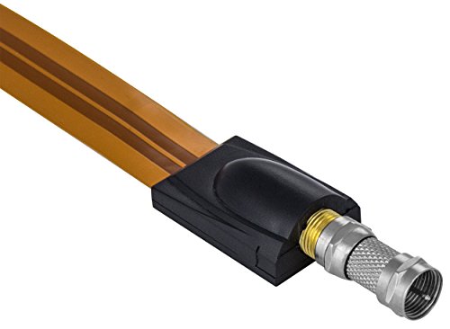 POPPSTAR - 2x Sat Adapter F-coupling (F-plug to F-plug), for coaxial cable - antenna cable, silver - Image 2