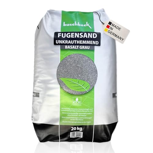Buschbeck Fugensand 20 kg für Pflasterfugen & Terrassen (basalt grau)