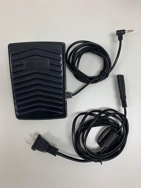 Generic Foot Pedal w/Power Cord for Feiyue Home Series Sewing Machine, Black