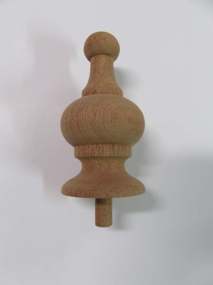 Wood Finial. Choice: Maple,Oak,or Cherry. Bedpost, Furniture, Craft. #57 (Cherry)