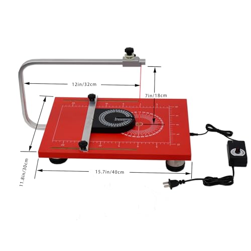 24W Hot Wire Foam Cutter Table, Precision DIY Craft Tool with Adjustable Temperature Precision Cutting Tool for Styrofoam and Other Foam Materials