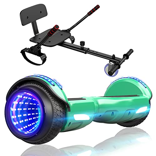 Uni-Sun Hoverboard With Seat Attachment Combo, 6.5" Hoverboard With Seat, Self Balancing Scooter With Bluetooth Speaker, Hoverboards For Kids & Adults #TOP2