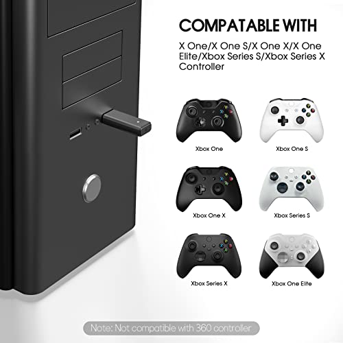 image for Smlau XB2 Wireless Adapter Compatible with Xbox One Controller & Xbox 