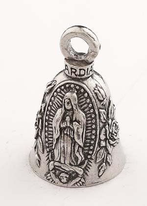 VIRGIN MARY GUARDIAN BIKER BELL WITH HANGER