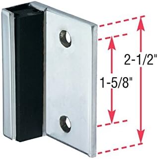 Vista 2 de Harris Hardware TP5260 Strike & Keeper - Soporte de pared de zamac fundido a presión, cromado (paquete de 2)