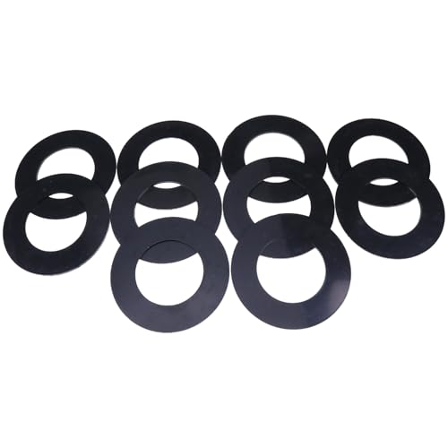 Image of 10PCS 50mm Bucket Pin Shim Set Compatible with Cat Bobcat Deere | For Komatsu Excavator Skid Steer Bucket Pin Shims Kit