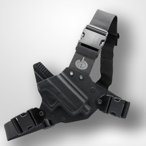Kenai Chest Holster for a Glock - Black (Model - 20, Gen 5, Right)