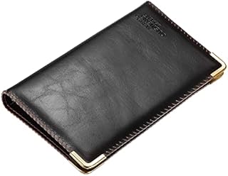 PATIKIL Business Card Holder, PU Leather Professional Cards Binder Book Name Cards Organizer Case 120 Pockets for Cards Storage, Black