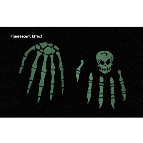 Skull Ghost Mask Balaclava Glow In The Dark Skeleton Gloves For Men Motorcycle Cycling Windproof #TOP4