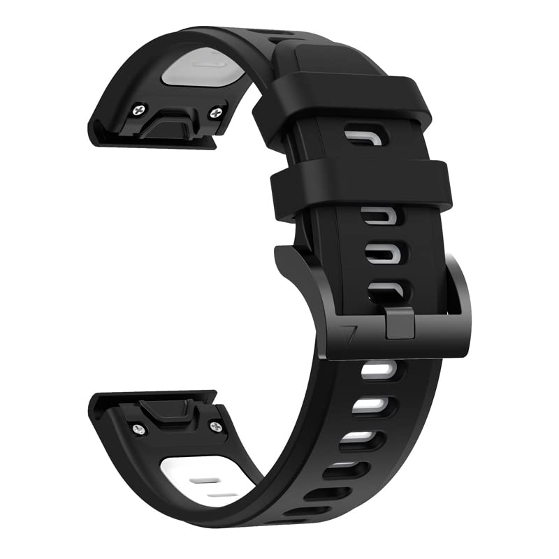 Correa de silicona de 22mm para Garmin Fenix 5 Plus y S60 pulsera anti rozaduras cómoda