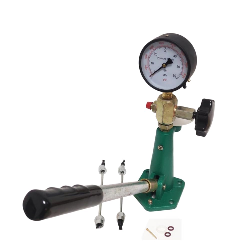 Jnchdghwa As Shown Pressure Gauge 0-60Mpa S80h Injector Nozzle Tester Oil Pump Common Rail Injector Calibrator Checker