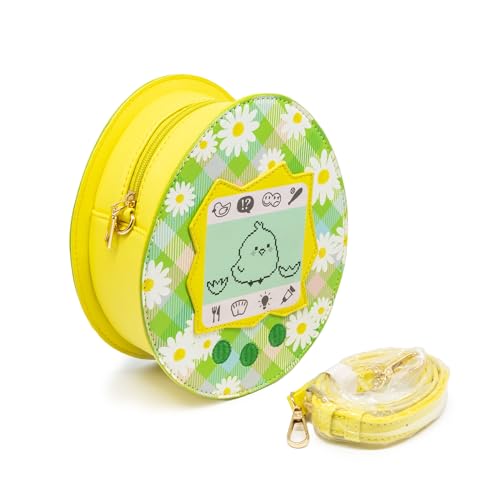 Bewaltz PU Leather Adjustable Strap and Zipper Closure Virtual Pet Novelty Bag - Holiday (Virtual Pet - Chick)