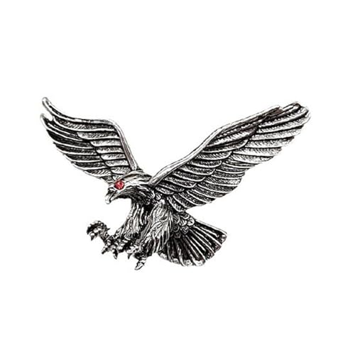 Image of Retro Lion Animal Brooch for Men & Women - Punk, Bull, Eagle, Lion, Wolf Head - Lapel Pin, Safety Pin - Christmas Gifts