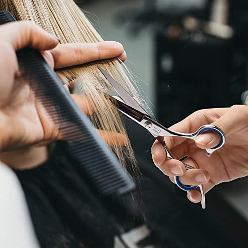 Ulg ULG81 Hair Cutting Scissors Thinning Shears Kit Ulg Professional Barber Hairdressing Texturizing Salon Razor Edge Scissor Japanese Stainless Steel 6.5 Inch thumb #7