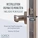SOREX Smart Handle Max - Elektronischer Türgriff mit Fingerabdruck & Zahlencode Erkennung sowie...