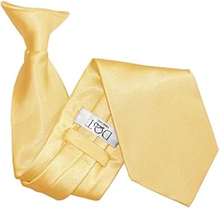 New Plain Satin Men's Clip-On Tie