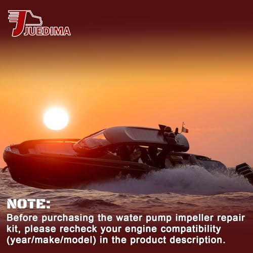 JUEDIMA Water Pump Repair Kit Fits for Mercury MerCruiser Alpha 1 Gen 2 Drives 200HP 225HP 250HP 300HP 1991-2021, Water Pump Impeller Repair 817275A4 817275Q05 18-3147 47-43026-1 47-43026-2 by JUEDIMA - Used condition - Image 6