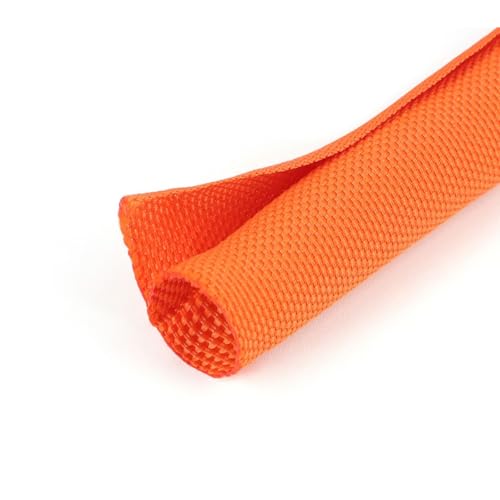 Organizador de cables usb alimentacion audio video naranja 10ft