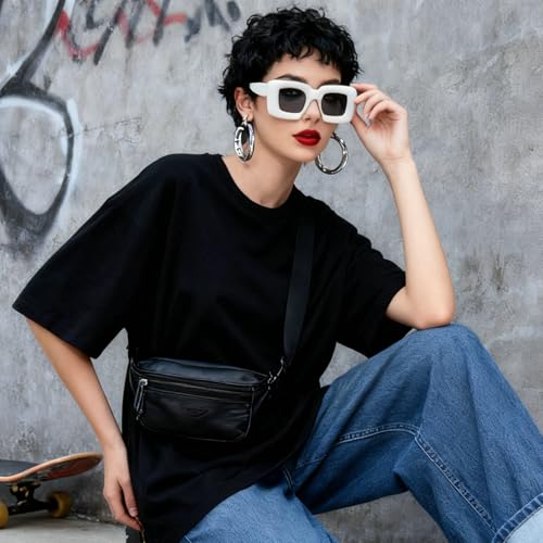Image of laureles Fashion Cat Eye Y2K Sunglasses Women Vintage Red Yellow Blue Square Sun Glasses Men Punk Shades UV400