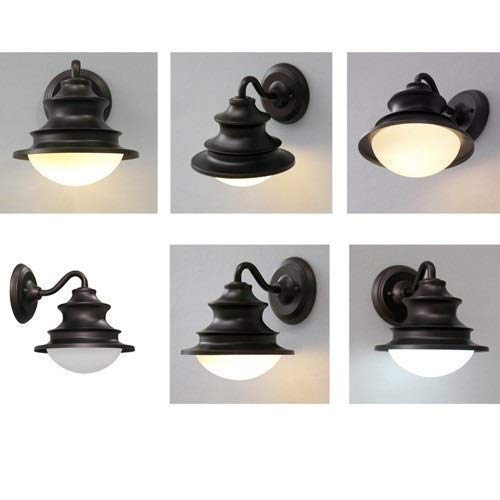 Applique murale LED étanche E27 rustique pour balcon et éclairage extérieur de villa - 5