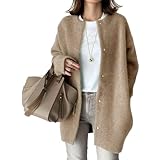 [ニーマンバイ] 7色展開 コーディガン ノーカラー コート アウター 厚手 カーディガン 秋冬 秋 冬用 春 冬 学生 女子 高校生 ギャル かわいい 女性 ゆったり おしゃれ 服 可愛い オシャレ 暖かい 長袖 えり なし 前開き フォーマル ビジネス スクール デート ママコーデ オフィス 学校 通勤 通学 上着 大人 きれいめ カジュアル 上品 あうたー ベージュ 3A-N12-BE